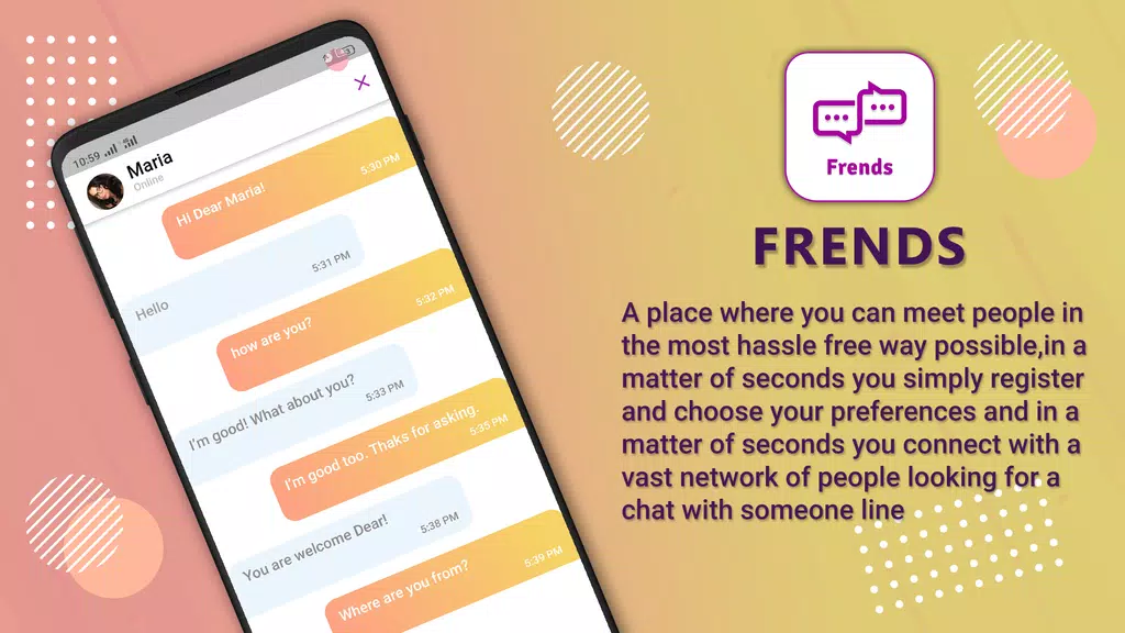 Frends – Random Chat with Strangers Screenshot1