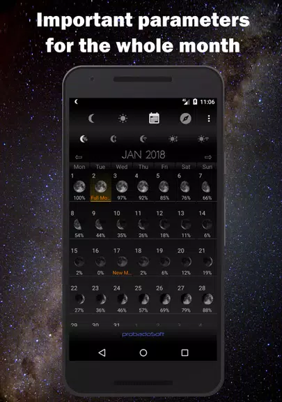 Moon Phase Calendar Screenshot3