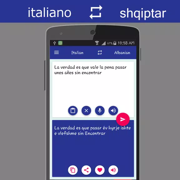 Italian Albanian Translator Screenshot2