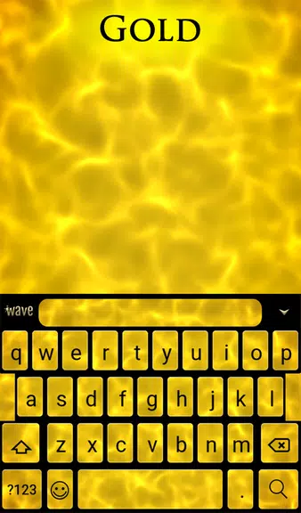 Gold Keyboard & Wallpaper Screenshot2