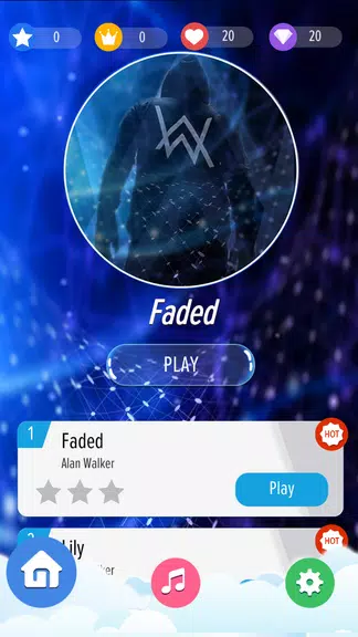 Piano Dream tiles For Alan Walker dj Screenshot2