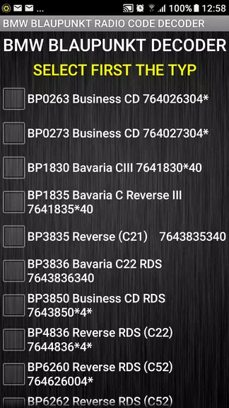 BMW Blaupunkt Radio Code Calcu Screenshot1