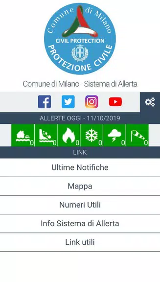 Sistema di Allerta Protezione Screenshot1