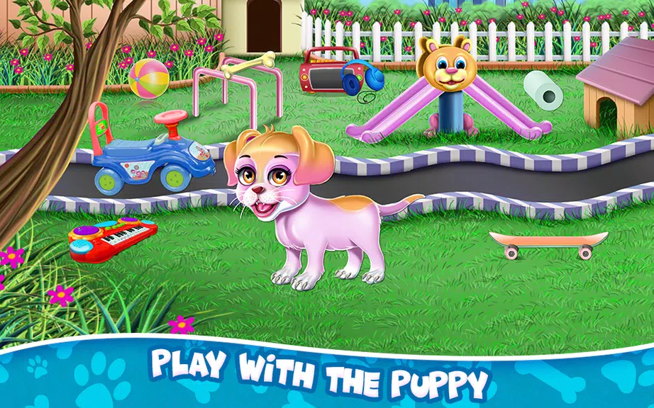 Fluffy Puppy Play and Care Screenshot3