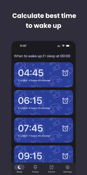 Sleep Time - Alarm Calculator Screenshot1