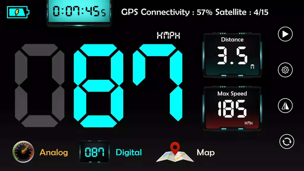 GPS Speedometer HUD Odometer Screenshot1