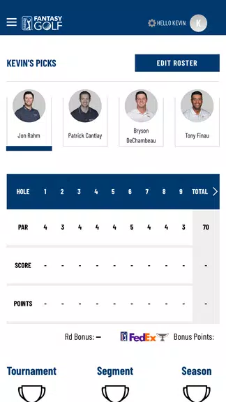 PGA TOUR Fantasy Golf Screenshot2