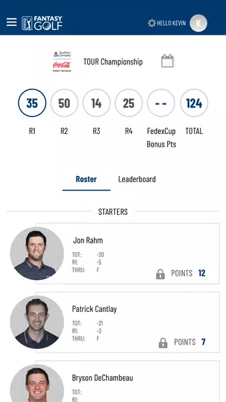 PGA TOUR Fantasy Golf Screenshot3