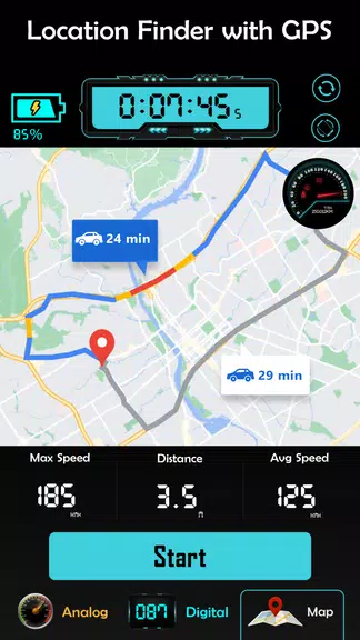 GPS Speedometer HUD Odometer Screenshot3