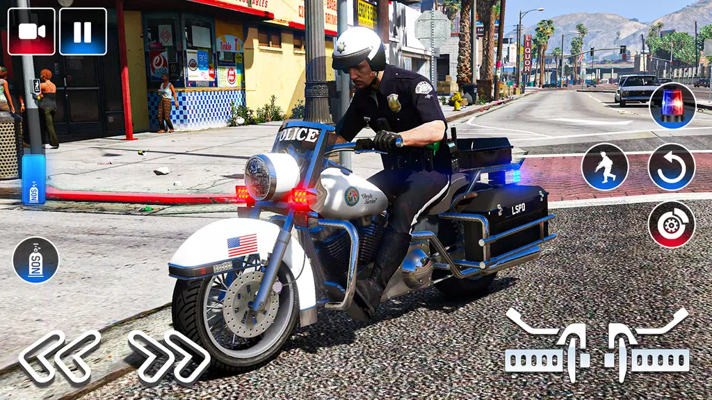 Police Bike Game Street Chaser Screenshot2