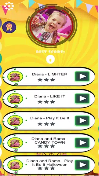 Diana And Roma tiles Hop Funny Kids Screenshot1