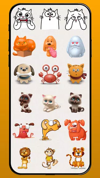 Emoji Stickers & Animals WA Screenshot3