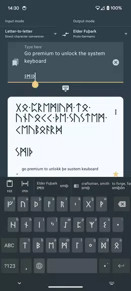 Write in Runic (Runes writer) Screenshot2