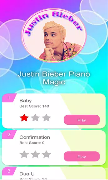 Justin Bieber Holy: Dream Music Piano magic Screenshot1