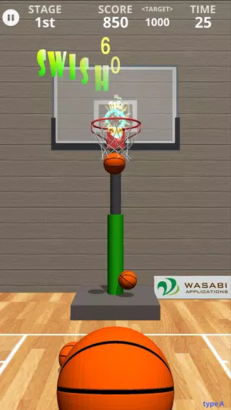 Swish Shot! Basketball Arcade Screenshot2