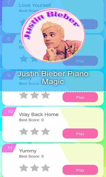 Justin Bieber Holy: Dream Music Piano magic Screenshot3