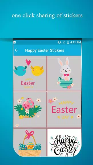 Happy Easter Stickers - WAStickerApps Screenshot2