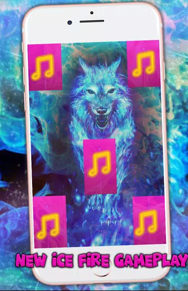 Arctic Piano Wolf Tiles Ice Blue Fire Music Songs Screenshot3