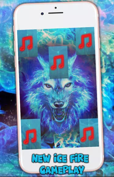 Arctic Piano Wolf Tiles Ice Blue Fire Music Songs Screenshot2