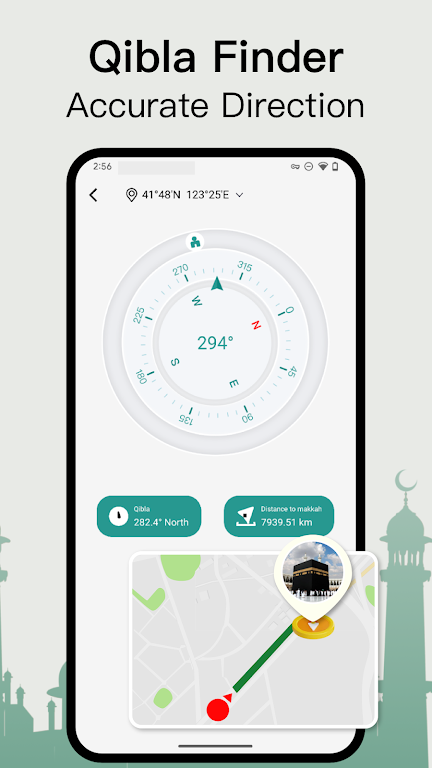 Qibla Finder: Muslim Prayer Screenshot1