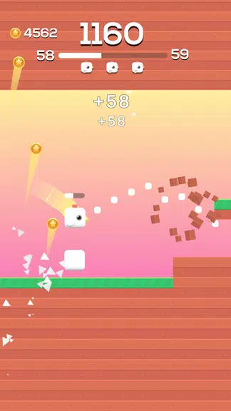 Square Bird - Flappy Chicken Screenshot3