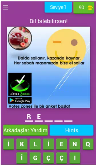 Bilmece Bildirmece - Kelime Bulmaca - Full Eğlence Screenshot1