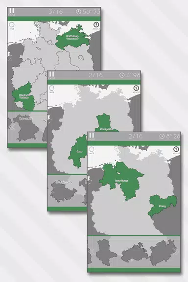 E. Learning Germany Map Puzzle Screenshot2