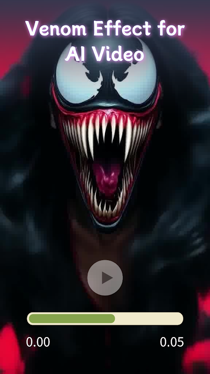 Pixverse AI Video Venom Effect Screenshot2