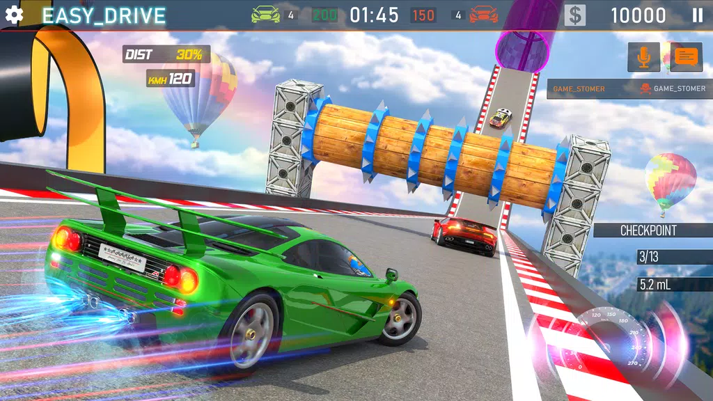 Crazy Car Stunt: Ramp Car Game Screenshot1