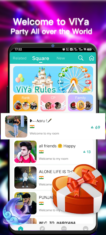 ViYa Lite - Private Voice Chat Screenshot1