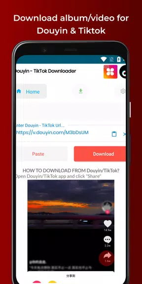 Video Downloader for 抖 音 Screenshot1