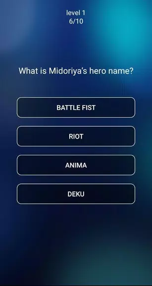 Quiz for My Hero Academia Screenshot2