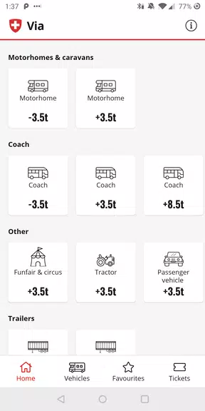 Via - Road charges Screenshot1