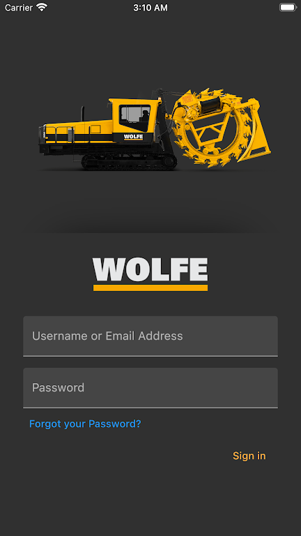 Wolfe Equipment Screenshot1