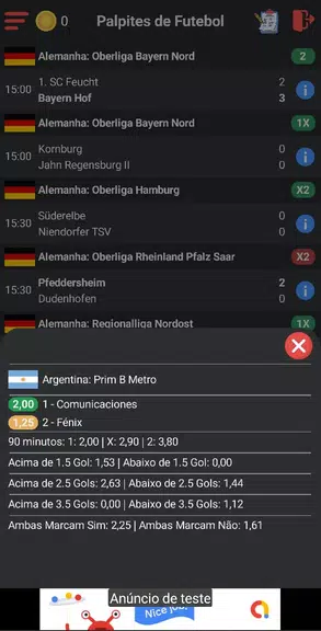 Palpites de Futebol Screenshot3