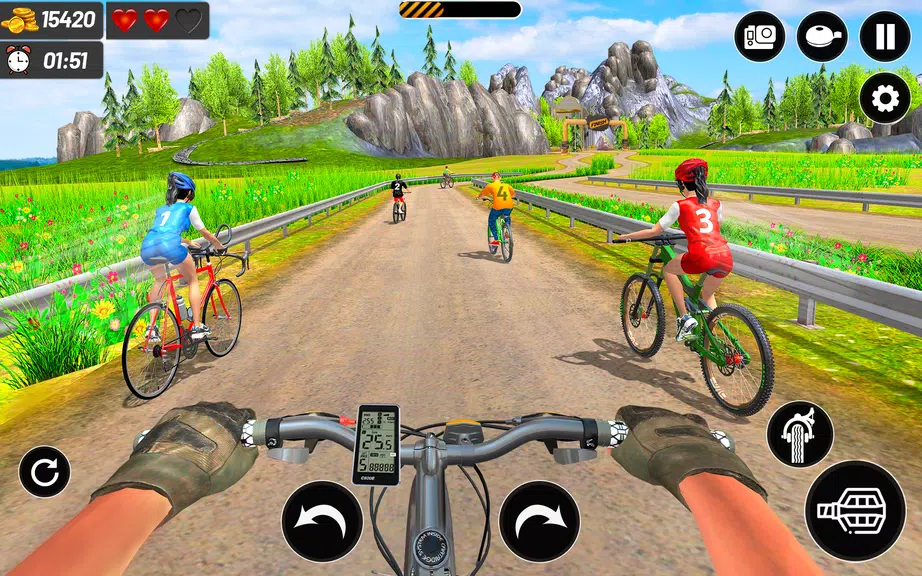 Offroad BMX Bicycle Stunts 3D Screenshot1