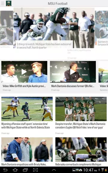 MLive.com: MSU Football News Screenshot4