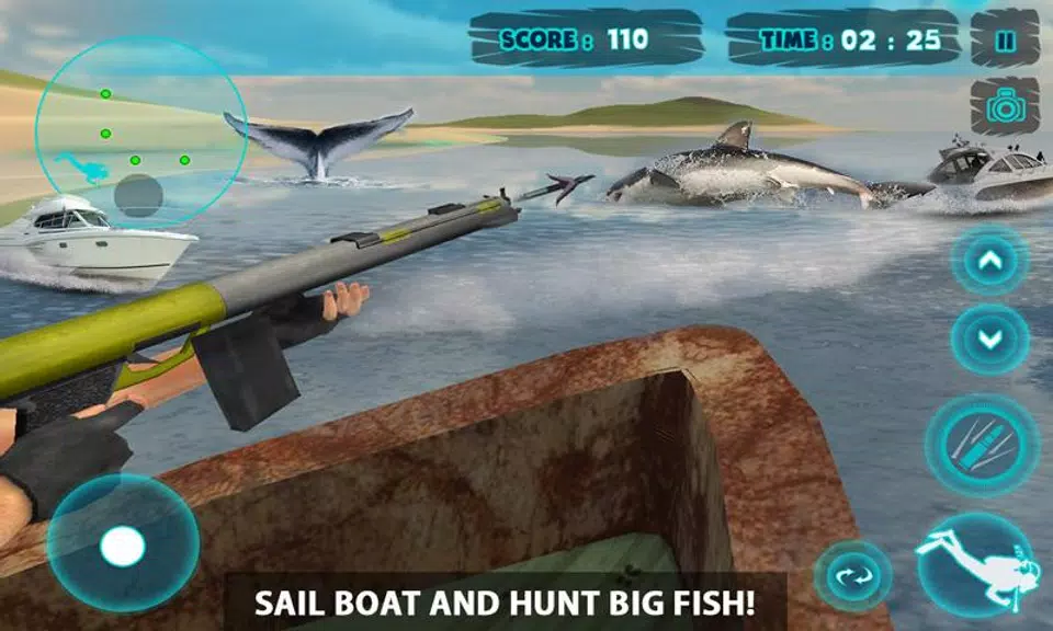 Shark Attack Spear Fishing 3D Screenshot3