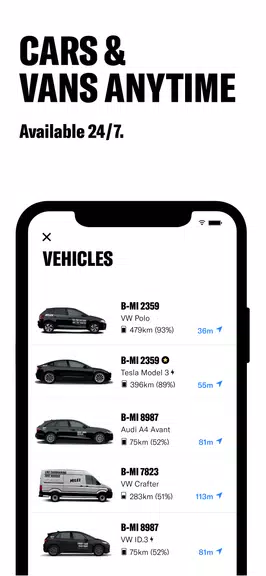 MILES Carsharing & Vans Screenshot2