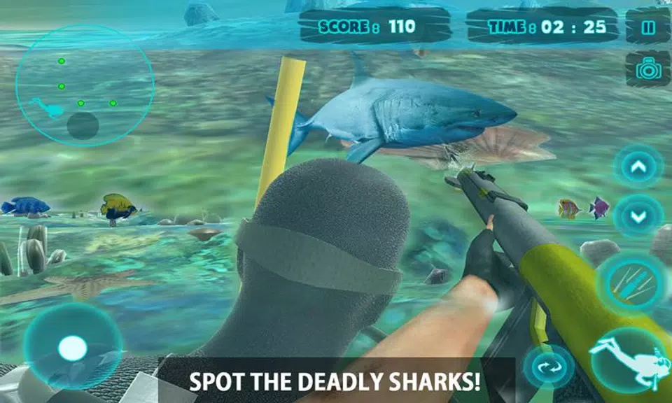 Shark Attack Spear Fishing 3D Screenshot1