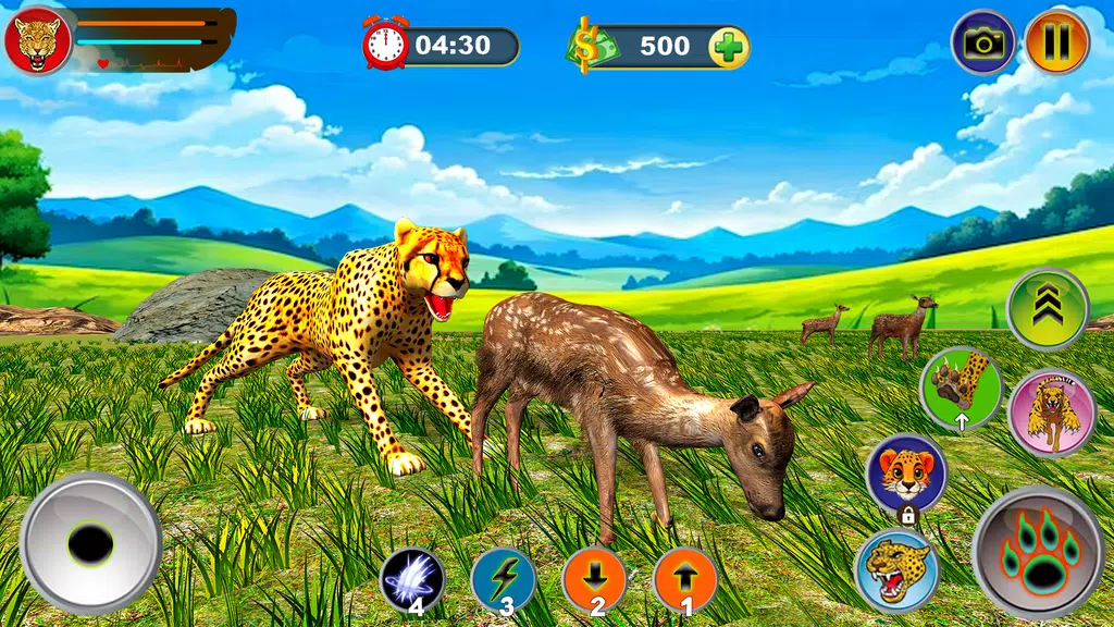 Wild Cheetah Simulator Game 3d Screenshot2