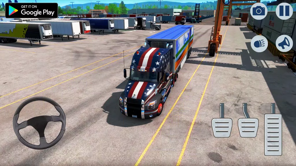 American Truck Cargo Truck 3D Screenshot2