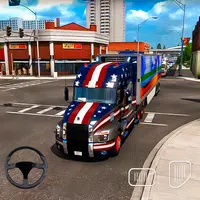 American Truck Cargo Truck 3D APK