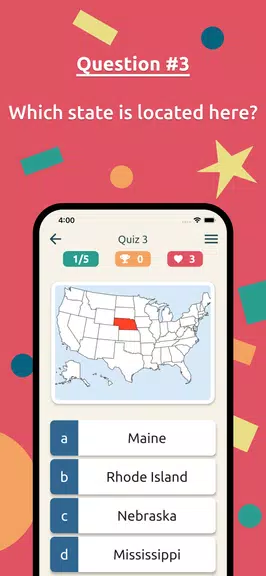 US States & Presidents Quiz – Screenshot3