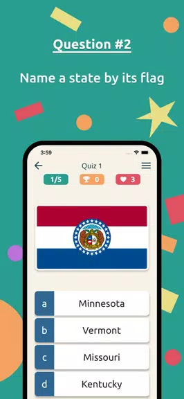 US States & Presidents Quiz – Screenshot2