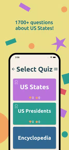 US States & Presidents Quiz – Screenshot4