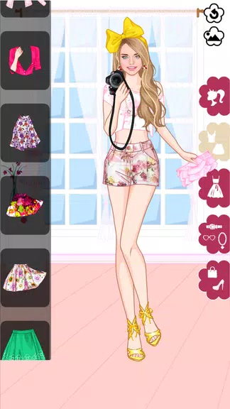 Floral Summer dress up game Screenshot1