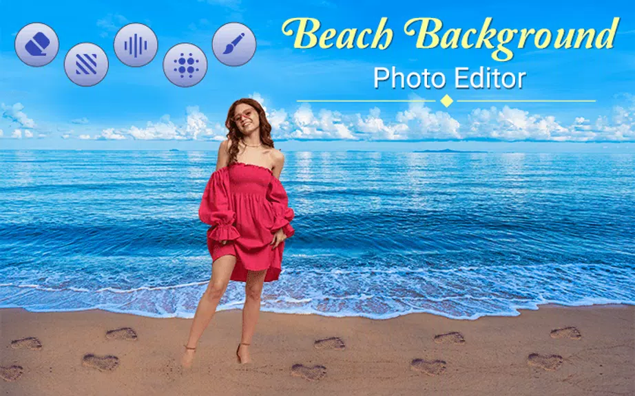 Beach Photo Background Editor Screenshot1