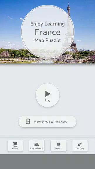 E. Learning France Map Puzzle Screenshot4