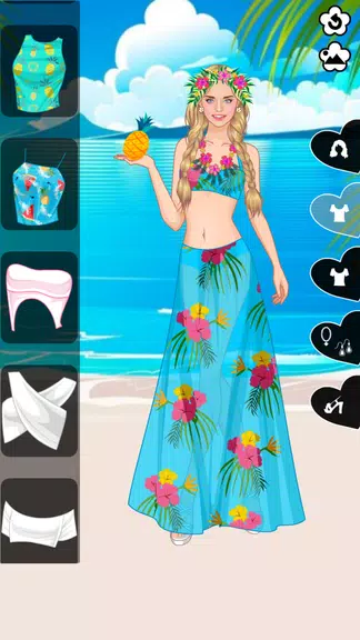 Floral Summer dress up game Screenshot2